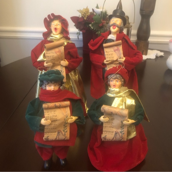 Christmas Vintage Kurt Adler Caroling Family set of 4 - Picture 9 of 10